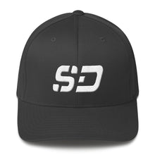 South Dakota - Structured Twill Cap - White Embroidery - SD - Many Hat Color Options Available