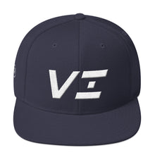 Virgin Islands - Flat Brim Hat - White Embroidery - VI - Many Hat Color Options Available