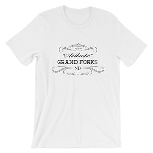 North Dakota - Grand Forks ND - Short-Sleeve Unisex T-Shirt - "Authentic"