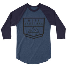 West Virginia - 3/4 Sleeve Raglan Shirt - Established