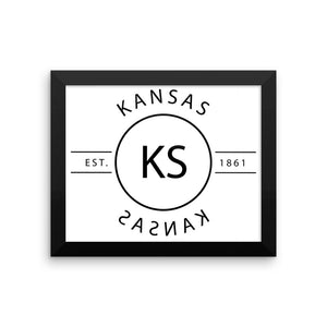 Kansas - Framed Print - Reflections