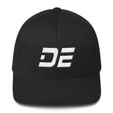 Delaware - Structured Twill Cap - White Embroidery - DE - Many Hat Color Options Available