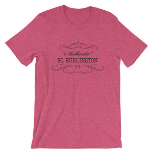 Vermont - South Burlington VT - Short-Sleeve Unisex T-Shirt - "Authentic"
