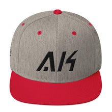 Alaska - Flat Brim Hat - Black Embroidery - AK - Many Hat Color Options Available