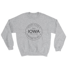 Iowa - Crewneck Sweatshirt - Latitude & Longitude