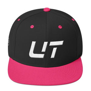 Utah - Flat Brim Hat - White Embroidery - UT - Many Hat Color Options Available