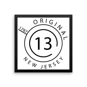 New Jersey - Framed Print - Original 13