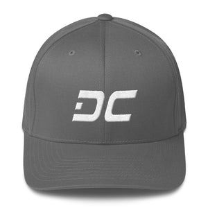 Washington DC - Structured Twill Cap - White Embroidery - DC - Many Hat Color Options Available