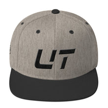 Utah - Flat Brim Hat - Black Embroidery - UT - Many Hat Color Options Available