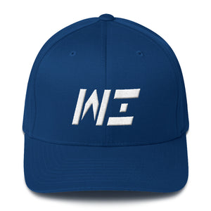 Wisconsin - Structured Twill Cap - White Embroidery - WI - Many Hat Color Options Available