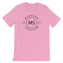 Mississippi - Short-Sleeve Unisex T-Shirt - Reflections