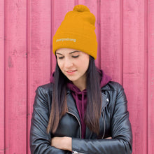 Margo's Collection - #margostrong - White Embroidery - Pom Pom Beanie - Different hat colors available
