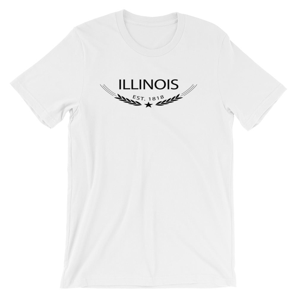 Illinois - Short-Sleeve Unisex T-Shirt - Established