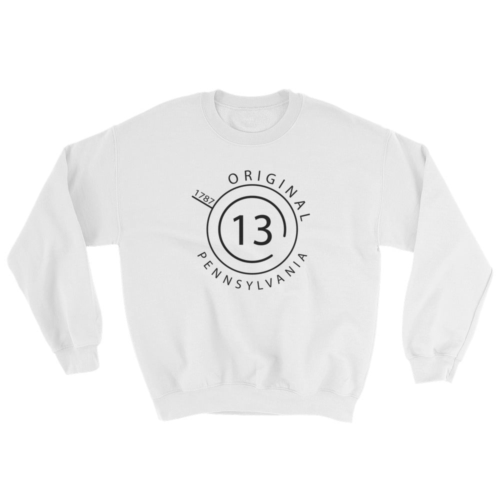 Pennsylvania - Crewneck Sweatshirt - Original 13