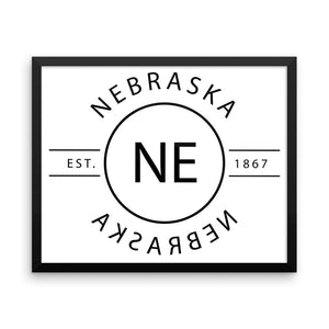 Nebraska - Framed Print - Reflections