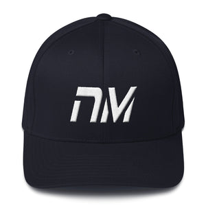 New Mexico - Structured Twill Cap - White Embroidery - NM - Many Hat Color Options Available