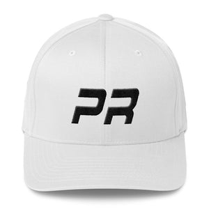 Puerto Rico - Structured Twill Cap - Black Embroidery - PR - Many Hat Color Options Available