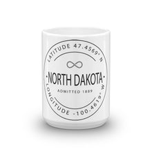 North Dakota - Mug - Latitude & Longitude