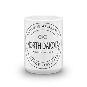 North Dakota - Mug - Latitude & Longitude