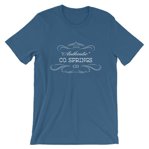 Colorado - Colorado Springs CO - Short-Sleeve Unisex T-Shirt - "Authentic"
