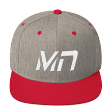 Minnesota - Flat Brim Hat - White Embroidery - MN - Many Hat Color Options Available