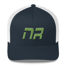Native Realm - Mesh Back Trucker Cap - Green Embroidery - NR - Many Hat Color Options Available
