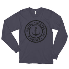 USA Designs - Long sleeve t-shirt (unisex) - Anchor