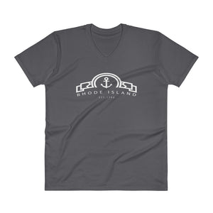 Rhode Island - V-Neck T-Shirt - Established