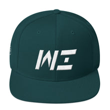 Wisconsin - Flat Brim Hat - White Embroidery - WI - Many Hat Color Options Available
