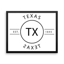 Texas - Framed Print - Reflections