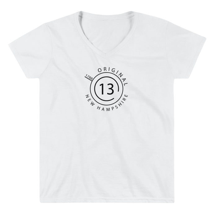 New Hampshire - Women's Casual V-Neck Shirt - Original 13