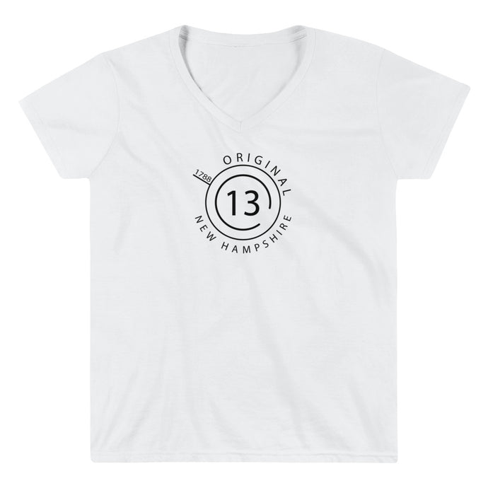 New Hampshire - Women's Casual V-Neck Shirt - Original 13