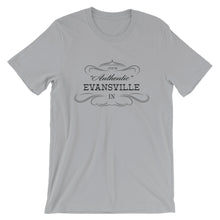 Indiana - Evansville IN - Short-Sleeve Unisex T-Shirt - "Authentic"