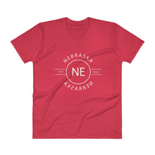 Nebraska - V-Neck T-Shirt - Reflections