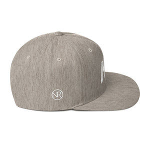 Kansas - Flat Brim Hat - White Embroidery - KS - Many Hat Color Options Available