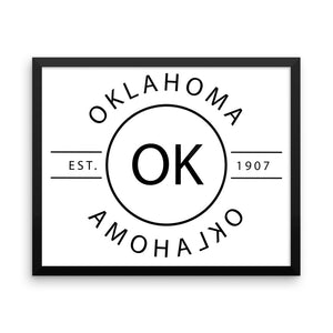 Oklahoma - Framed Print - Reflections