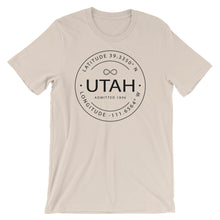 Utah - Short-Sleeve Unisex T-Shirt - Latitude & Longitude