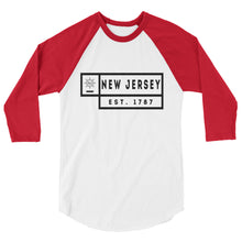 New Jersey - 3/4 Sleeve Raglan Shirt - Established