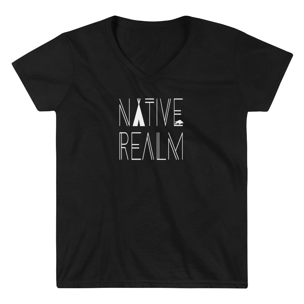Native Realm - Women's Casual V-Neck Shirt - NR3