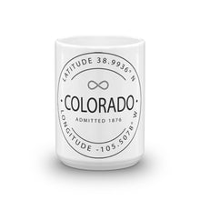 Colorado - Mug - Latitude & Longitude