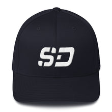South Dakota - Structured Twill Cap - White Embroidery - SD - Many Hat Color Options Available