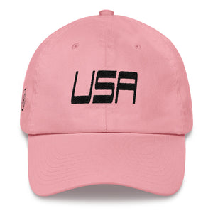 USA Designs - Embroidered Low Profile Cotton Hat - USA