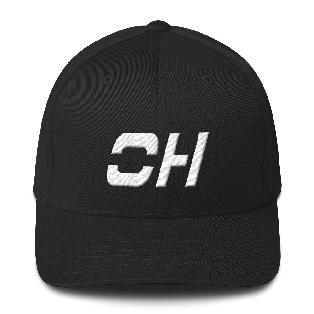 Ohio - Structured Twill Cap - White Embroidery - OH - Many Hat Color Options Available