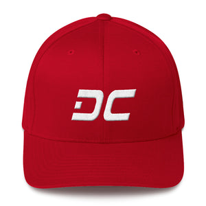 Washington DC - Structured Twill Cap - White Embroidery - DC - Many Hat Color Options Available