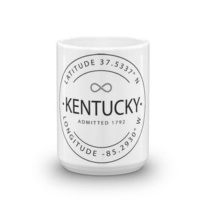 Kentucky - Mug - Latitude & Longitude