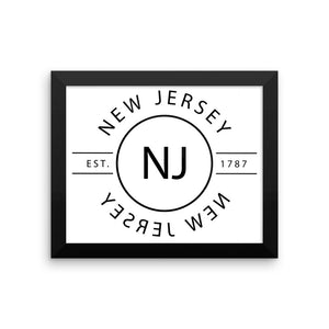 New Jersey - Framed Print - Reflections