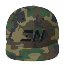 Indiana - Flat Brim Hat - Black Embroidery - IN - Many Hat Color Options Available