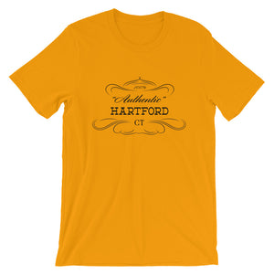 Connecticut - Hartford CT - Short-Sleeve Unisex T-Shirt - "Authentic"