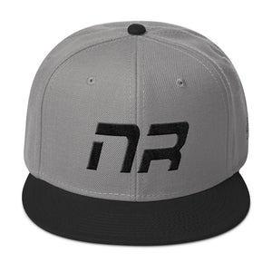 Native Realm - Flat Brim Hat - Black Embroidery - NR - Many Hat Color Options Available