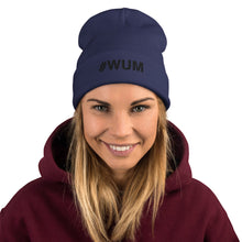 Margo's Collection - #WUM (wakeupmargo) - Black Embroidery - Beanie - Different hat colors available